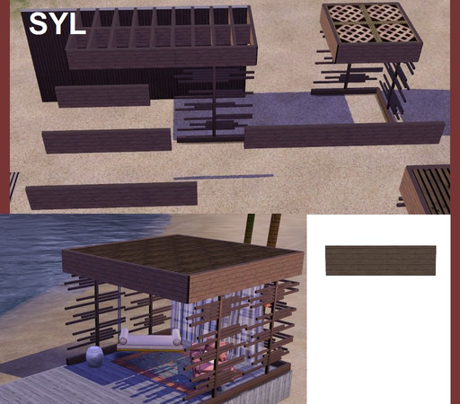 Sims 3 — SYL Zen Paradise Column (top only) by eryt96 — These versatile column tops can be used together with the main