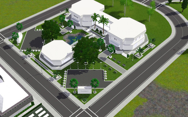 Sims 3 — BCN Millenium Center  by morgana14 — Restaurant, disco, gift shop...