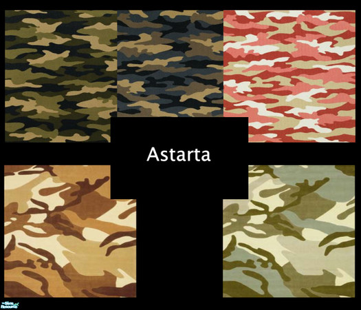 Sims 2 — Camuflage by Astarta — Camuflage area rugs