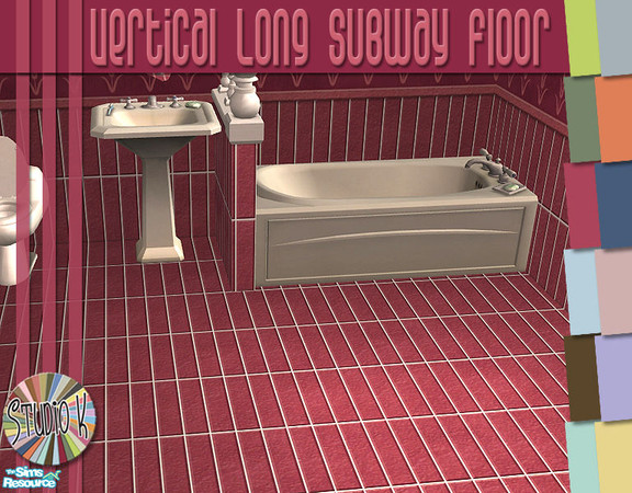 Sims 2 — Studio K Vertical Long Subway Floor_03 by StudioKhagerks — 