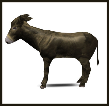 Sims 3 — Donkey Decorative by rebecah — Donkey Decorative by Rebecah