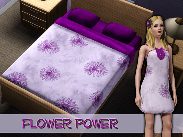 Sims 3 — Flower Power by kittyispretty69 — A flower pattern. Two recolorable parts. Found in Abstract. Enjoy and Happy