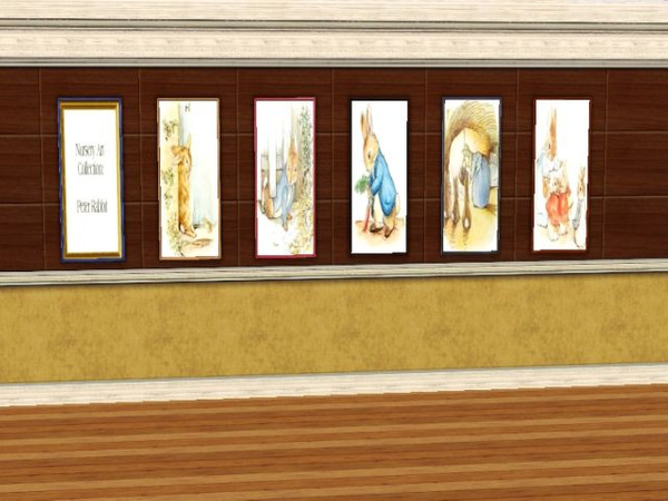 Sims 3 — Peter Rabbit Collection by jadepanther198303 — For anyone who gets tired of hundreds of paintings cluttering up
