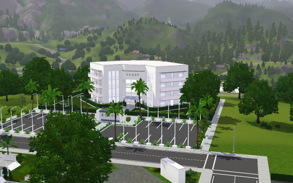 Sims 3 — BCN Ecade Building (Workplace) by morgana14 — BCN Ecade Building (Workplace)