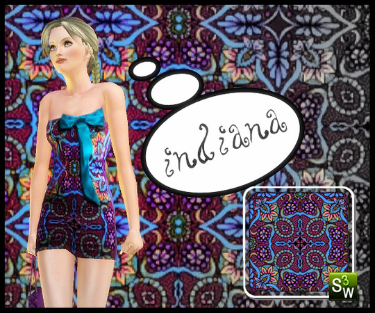Sims 3 — Indiana by llaminsk — Indiana Pattern. Awesome on clothes! ^___^