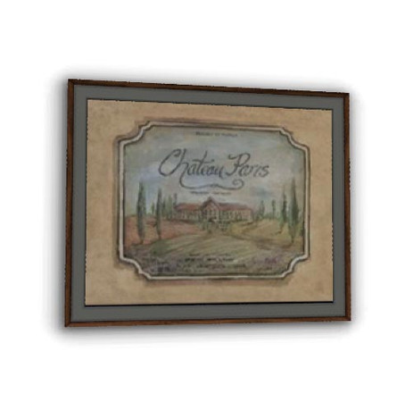 Sims 3 — Chateau Paris by lilaclaughter — Sure, it's only a painting, but wouldn't you love to GO there?