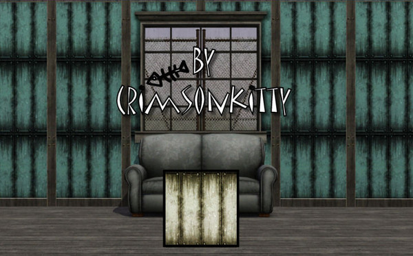 Sims 3 — Metal Wall by saffroncat5 — SaffronCat5/Two tone color palette..This wall looks really cool in game.