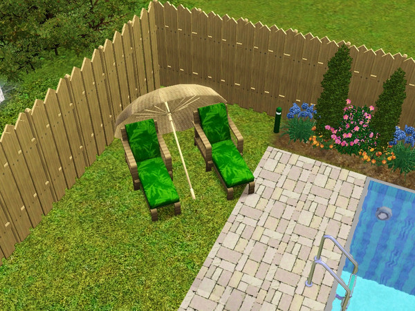 Sims 3 — Bamboo by matomibotaki — decorative bamboo leaves. You will find it under Theme.