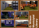 Sims 3 — D. Wilson Municipial Library by Sefverin — Your very own brutalist library, complete with poor natural lighting,