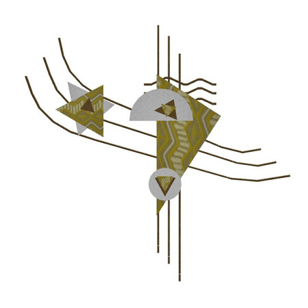 Sims 3 — 3D Wall Art Version 4 by Dgandy — One preset color. Three areas to recolor on each makes for endless