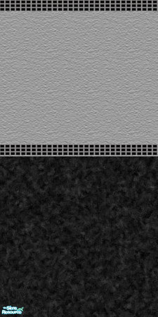 Sims 2 — Classy Charcoal 180 by jasysboo — Classy charcoal paint daubs run from middle to floor, topped with textured