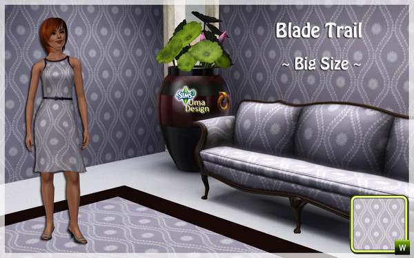 Sims 3 — Blade Trail Fabric BIG by Uma Design — Lavendel is a very flattering color that lets your personality shine
