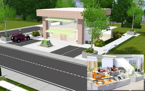 Sims 3 — BCN Offiservice  by morgana14 — Library, insternet, office suplies 