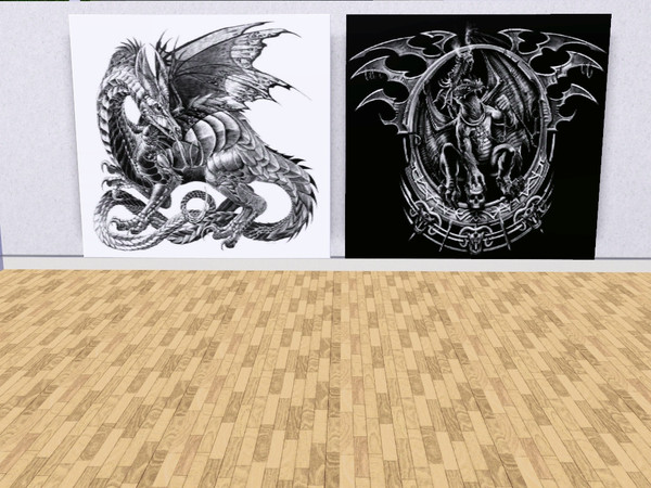 Sims 3 — Wallart Collection 1 by CaliDea — modern wallart to decorate your home.