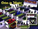 Sims 3 — Drive In Movie by blah76 — Perfect for those stir crazy couch potatoes ... A multi-screen drive in cinema