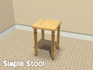 Sims 3 — Simple Stool by BenneyBoy444 — Are you getting annoyed by the complexity of modern day stools? If so this is the