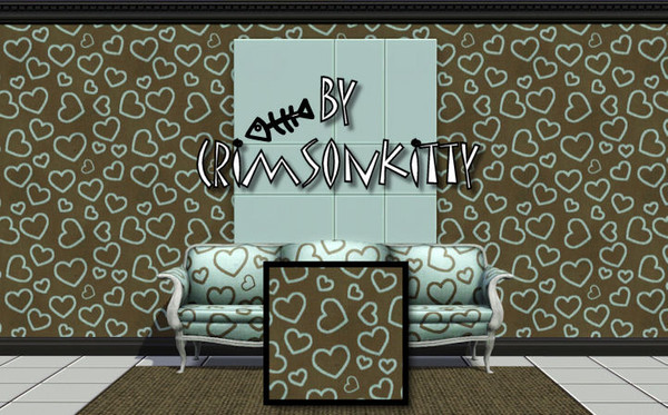 Sims 3 — Hearts by saffroncat5 — SaffronCats 2 tone hearts colors palette