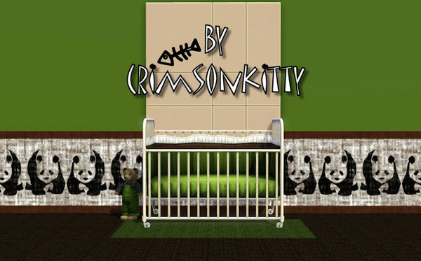 Sims 3 — Panda border by saffroncat5 — This really looks good on border for your wall patterns.It has a three color