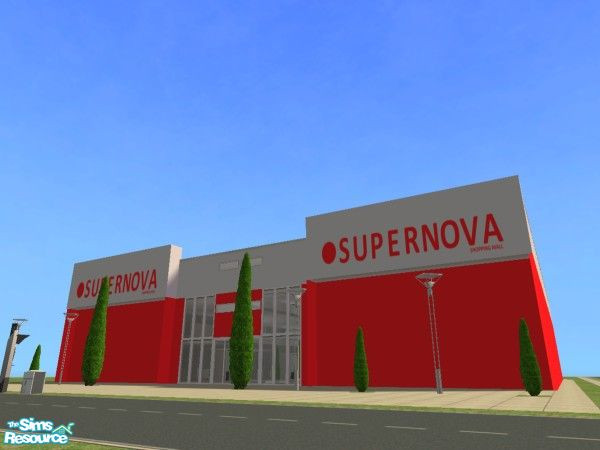 Sims 2 — SUPERNOVA SHOPPING MALL by ivanhorvatsb — SUPERNOVA SHOPPING MALL (Place for 18 shops); Complete it furnishing