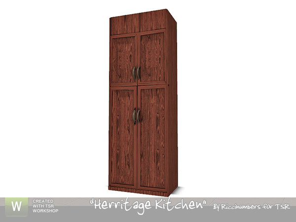 Sims 3 — Herritage Kitchen Deco Panel by TheNumbersWoman — "Cabinets" for the look of your kitchen. By
