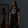 Sims 3 — T-shirt Rammstein Logo by zteve2 — Your own Rammstein T-shirt You can change the logo color and the t-shirt