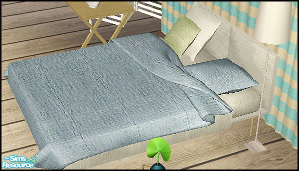 Sims 2 — Blue bedroom - bed by steffor — 