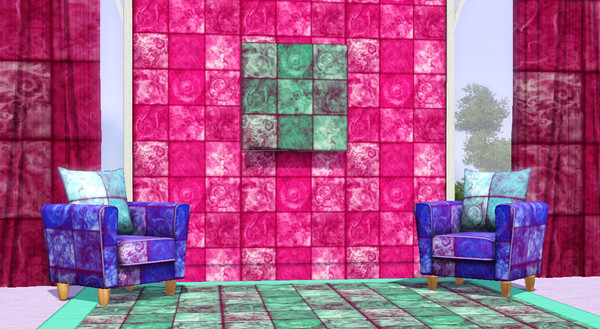 Sims 3 — flower tiles by abuk0 — flower tiles