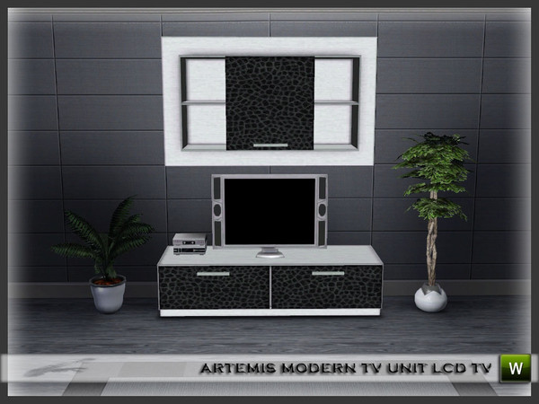 Sims 3 — Artemis Tv LCD Flatscreen by denizzo_ist — Edited EA Mesh