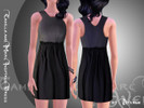 Sims 3 — Camilla and Marc Inspired Dress by Avenue — 2 parts are recolorable, edited mesh and texture. Created by