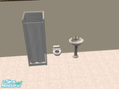 Sims 2 — Cheap Shower White Recolor by fire476 — I absolutely hate the Maxis recolors for the cheap basegame shower, so I