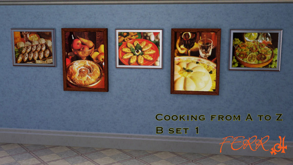 Sims 3 — Cooking from A to Z Bset1 by tit_ferr — Set of pictures taken from a book of italian recipes "cooking from