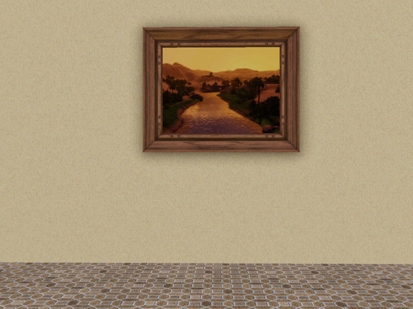 Sims 3 — Eygpt1 Paintings Screenshots_Peachybitz by Peachybitz1 — A set of four paintings created using my screenshots.