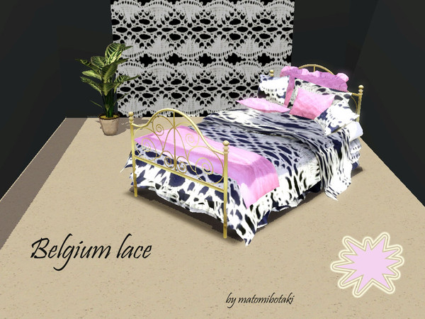 Sims 3 — belgium lace  by matomibotaki — Cute lace for multiple use. Bedding looks amazing, try it. You will find it