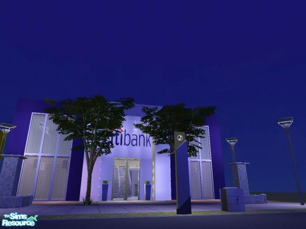 Sims 2 — CITIBANK by ivanhorvatsb — CITIBANK; Complete it furnishing and decorating