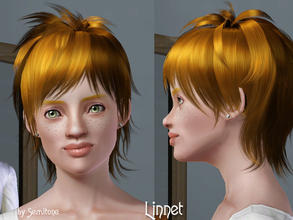 Sims 3 — Linnet by Semitone — Without hair. The best view with: - Aikea Guinea - Default Replacement Skintone V1 - FEMALE