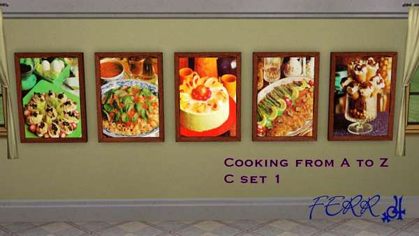 Sims 3 — Cooking from A to Z Cset1 by tit_ferr — Set of pictures taken from a book of italian recipes "cooking from