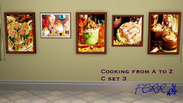 Sims 3 — Cooking from A to Z Cset3 by tit_ferr — Set of pictures taken from a book of italian recipes "cooking from