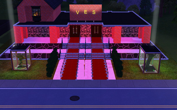 Sims 3 — Theater VES by artemis80 — Nice community theater for your residents entertainment! There is the performance