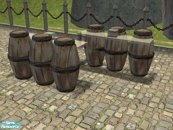 Sims 2 — Dread Pirates Outdoor - Bar by mky1374 — Simple Wood recolour for the Bar of the Dread Pirates Outdoor Set.