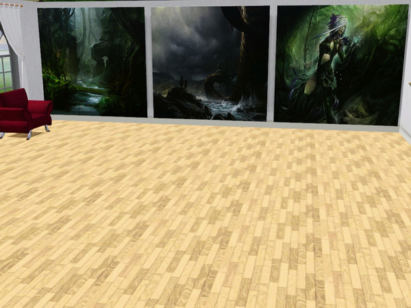 Sims 3 — GuildWars2 Collection by CaliDea — Some Concept Arts by Jami Jones and Kekai Kotakei.