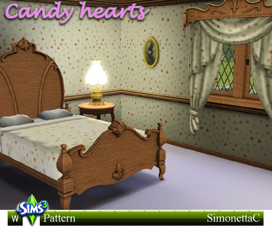Sims 3 — candy hearts by SimonettaC — A shower of tiny candy hearts. Created for Valentine day :)