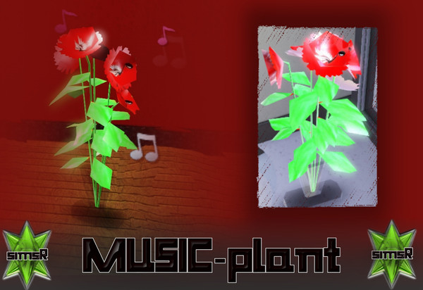 Sims 3 — music plant by simsr — music plant // musik pflanze by simsR 500 $ looks like a plant but it is a radio