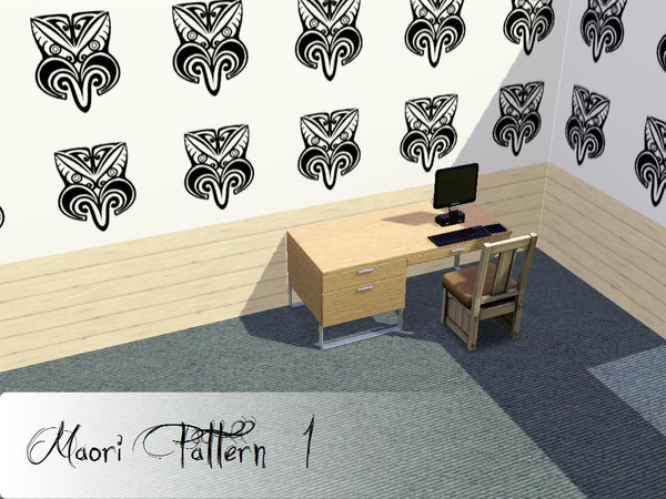 Sims 3 — Maori Pattern One by lukecheuh — Maori Pattern One
