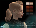 Sims 2 — Smoke and Mirrors 8 naturals by flinn — Fabulousims ponytail retextured. Comes in 8 natural shades which have