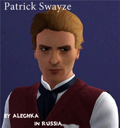 Sims 3 — Patrick Swayze by Alechka_Ad —  American actor, dancer and songwriter, best known for his roles in the films