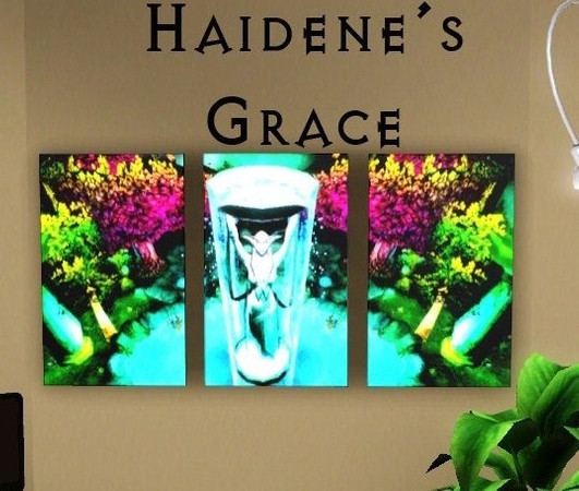 Sims 3 — Haidene's Grace by Darkestfaerie — Haidene was the first high priestess of the moon. Her statue appears in the