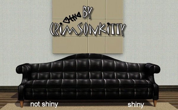 Sims 3 — Fine Leather by saffroncat5 — This has a two color palette,Reason the second is to control how much shine you