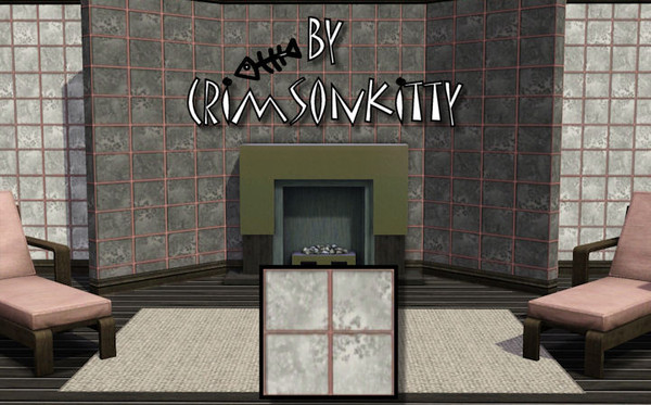 Sims 3 — Elegant wall pattern by saffroncat5 — this is a really pretty pattern if you can see it has flowers in the