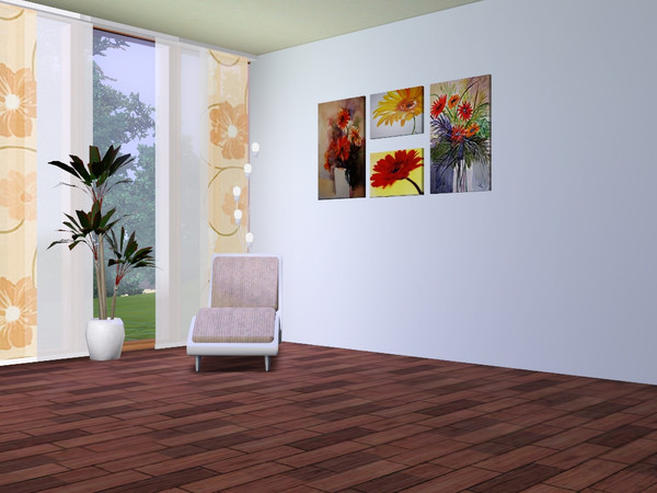 Sims 3 — Multiwallart Gerbera by CaliDea — Beautiful Flowers.