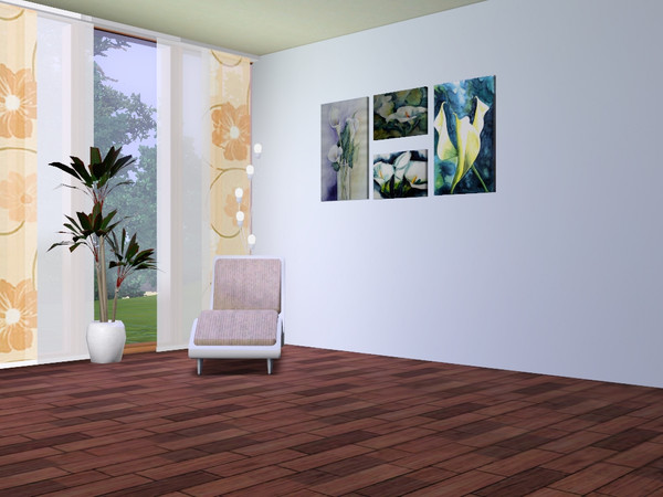Sims 3 — Multiwallart Calla by CaliDea — Beautiful Calla.